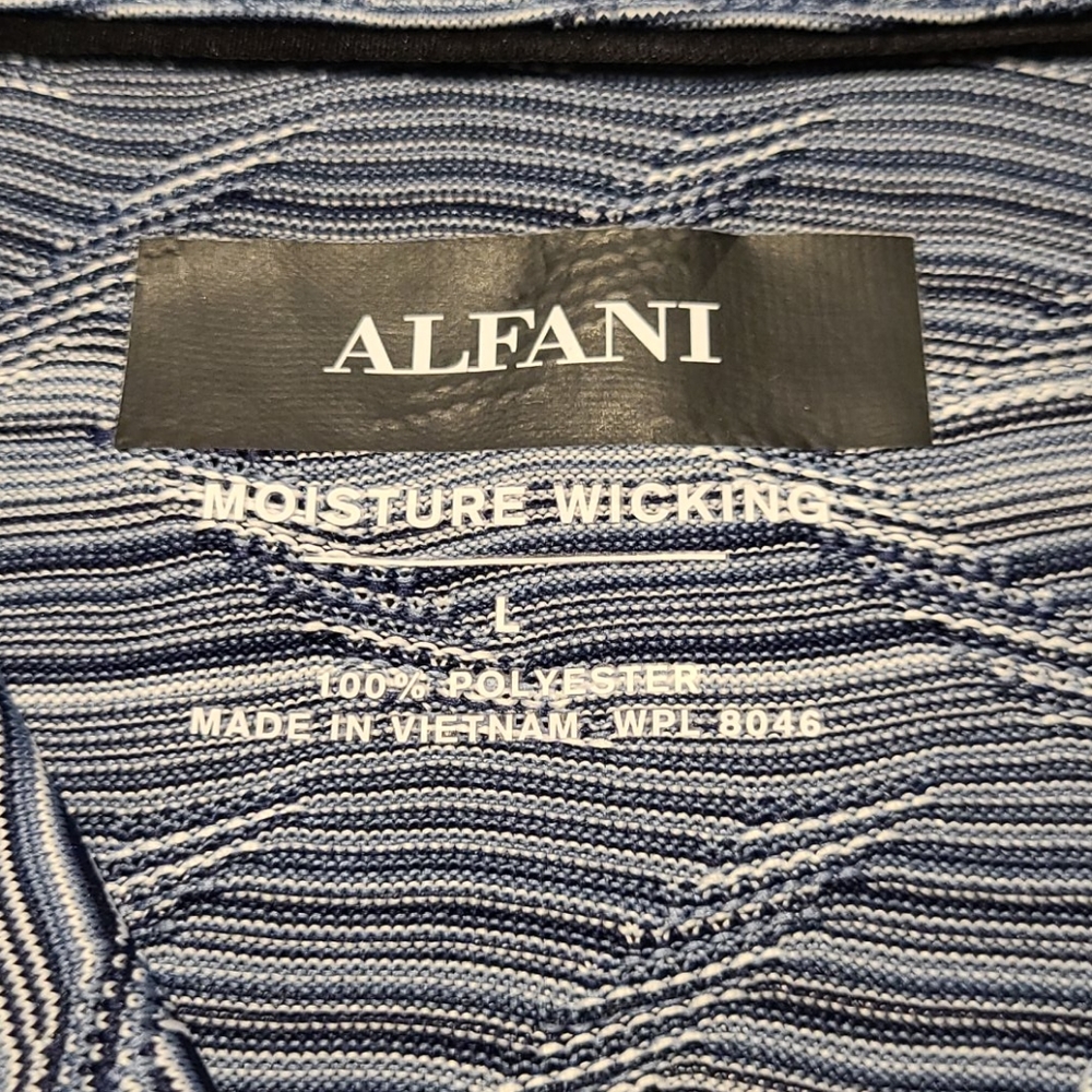 Alfani blue polo shirt - Picture 2 of 5